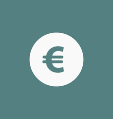 Euro symbol. European currency icon