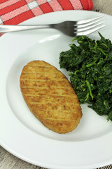 steak de poisson et épinards 01092016