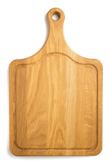 cutting board isolated on white