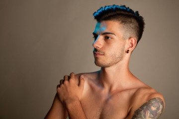 Fashion portrait of a young man