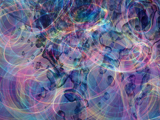 frame abstract line multicolored weave smoking  gradient, grunge textured background frame