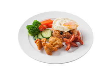 Fried rice with chicken