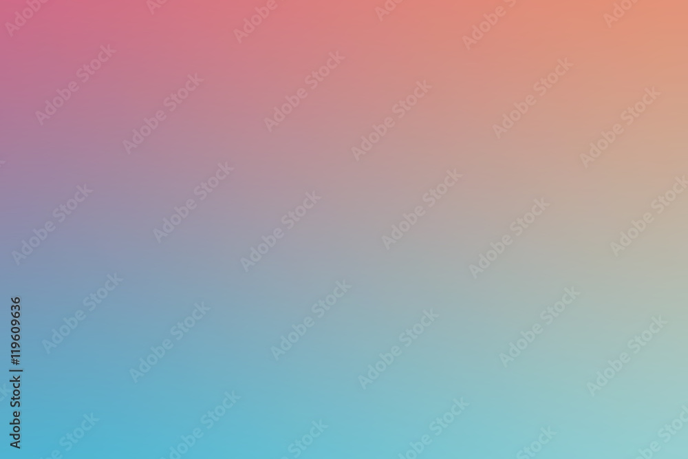 Fototapete Pastel Multi Color Gradient Vector Background,Simple form and blend of color spaces as contemporary background graphic backdrop