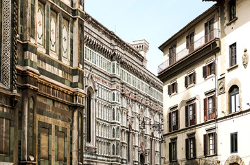 Fototapeta premium Beautiful View of the Cathedral Santa Maria del Fiore in Florenc