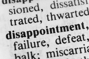 Obraz premium Disappointment