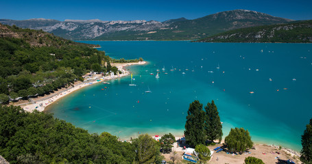 Naklejka premium Sainte Croix lake