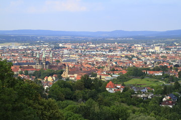 Fototapeta na wymiar Cityscape View of Bamberg