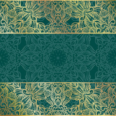 Abstract decorative background. Ornament with mosaic elements.