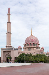 Putra Mosque (Masjid Putra) at Putrajaya Malaysia