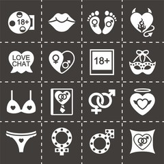 Vector Sex icon set - 119614093