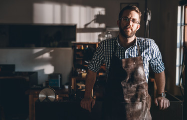 Confident in his skills as a jewelry craftsman