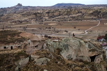 fairy chimneys in Cappadocia