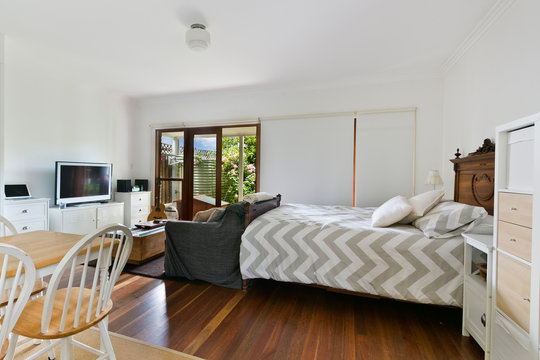 Modern bedroom interior