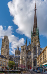 Fototapeta na wymiar Rouen Cathedral, France