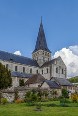 Fototapeta na wymiar Abbey of Saint-Georges, Boscherville, France