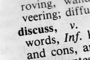 Obraz premium Discuss