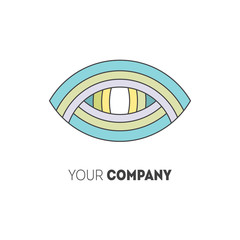 colorful geometric logo