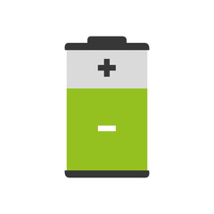 battery recycle envioment nature energy design vector illustration eps 10