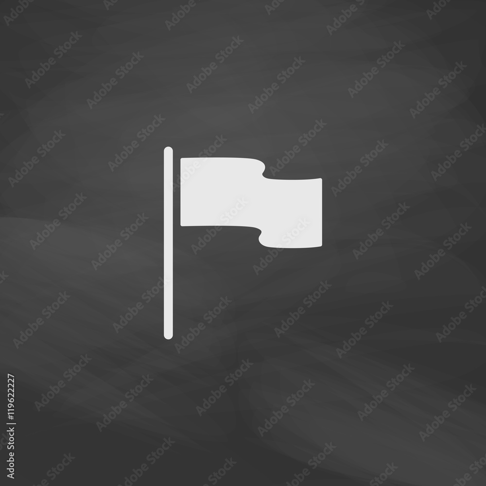 Poster flag computer symbol