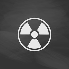 Radiation computer symbol