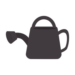 watering can flowers garden isolated vector illustration eps 10