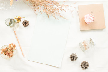 Blank  paper craft background