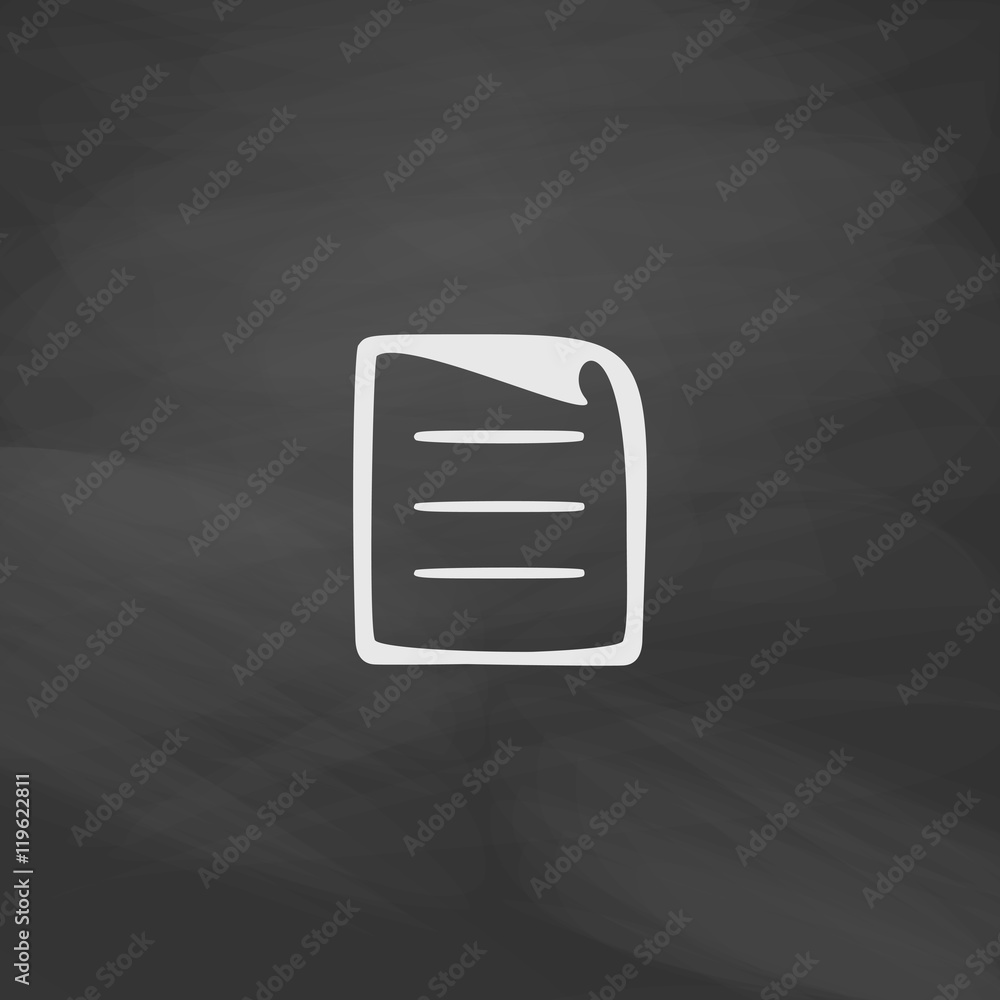 Poster paper document computer symbol