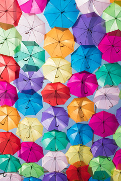 agueda umbrella art アゲダの傘のアート
