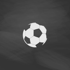 Fototapeta premium Soccer ball computer symbol
