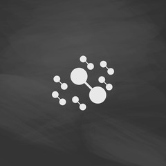 Molecule computer symbol