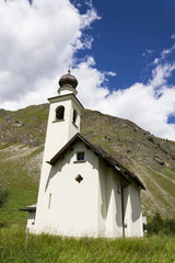 Church Chiesa dell Immacolata di Viera in Livigno, Italy