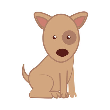 dog cartoon puppy isolated vector illustration eps 10