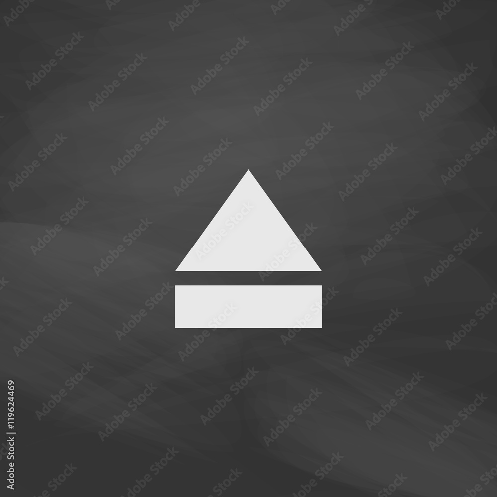 Poster eject computer symbol
