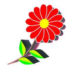 Design Flowers Vector Illustration