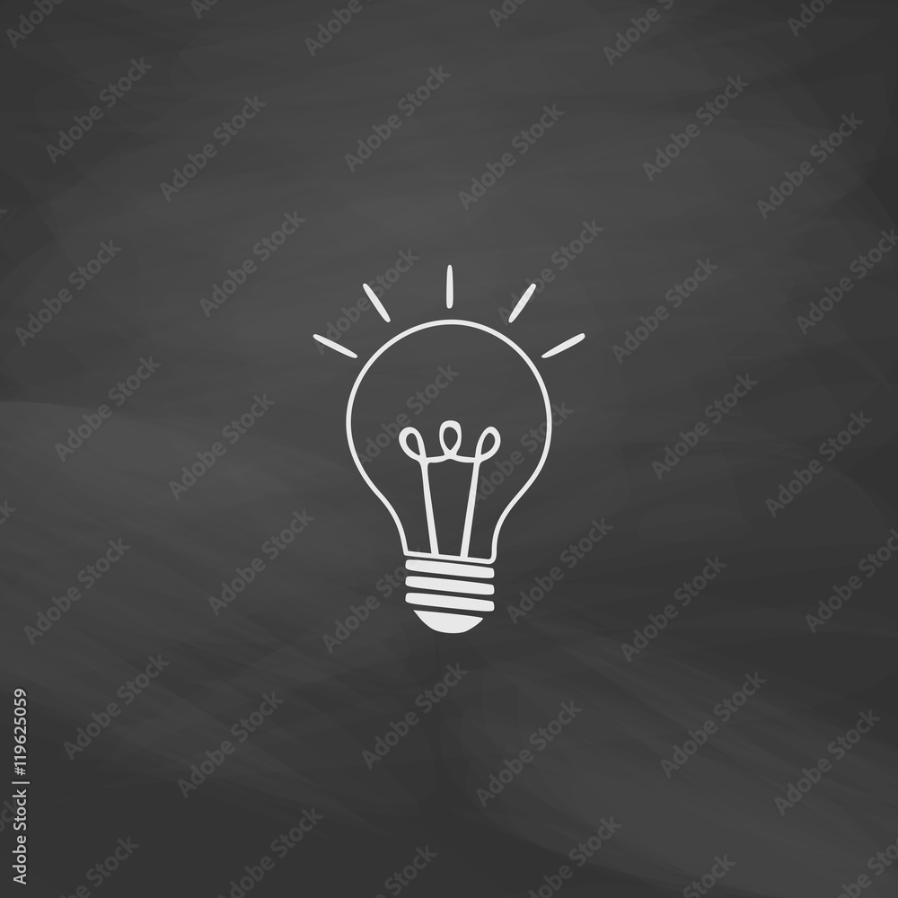Poster light lamp computer symbol