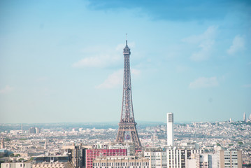 Obraz premium paris vue de haut 2 