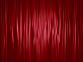 Red curtain background