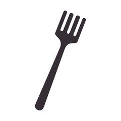 icon fork utensil kitchen isolated vector illustration eps 10