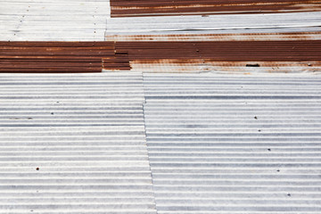 rusted galvanized iron roof tiles