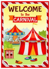 Obraz premium Amusement Park Poster 