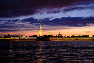 Naklejka premium White Nights in St. Petersburg