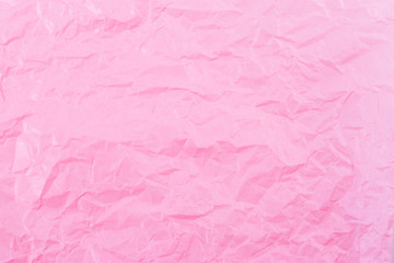 Pink paper wrinkled background