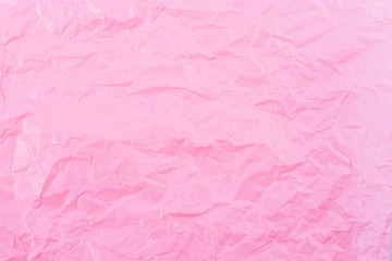 Pink paper wrinkled background