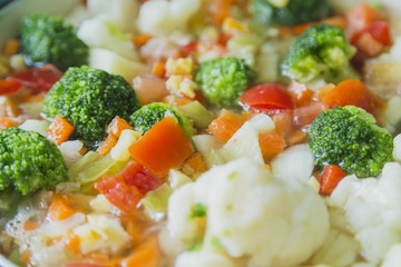 Vegetable Stew with selective focus