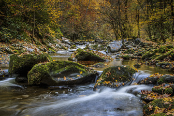 River Falls, Autumn, Great Smoky Mountains