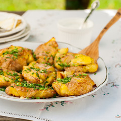 Australian Crash Hot Potatoes with Sour Cream