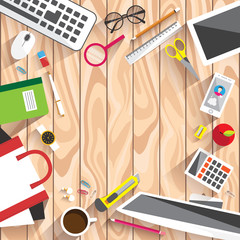 Realistic workplace organization