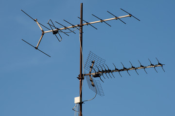 Dachantenne,Antenne,Empfänger,Funk,alte Antenne, TV, 