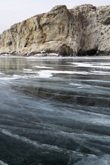 Lake Baikal in winter, Russia