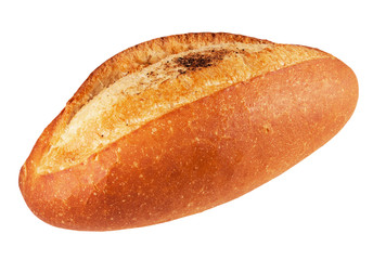 Wheat bread isolated on a white background